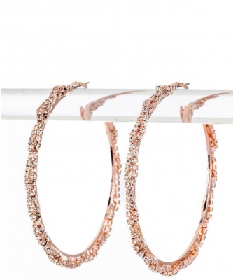 Crystal Bridal Hair Comb 39-EH300015Z ROSEGOLD